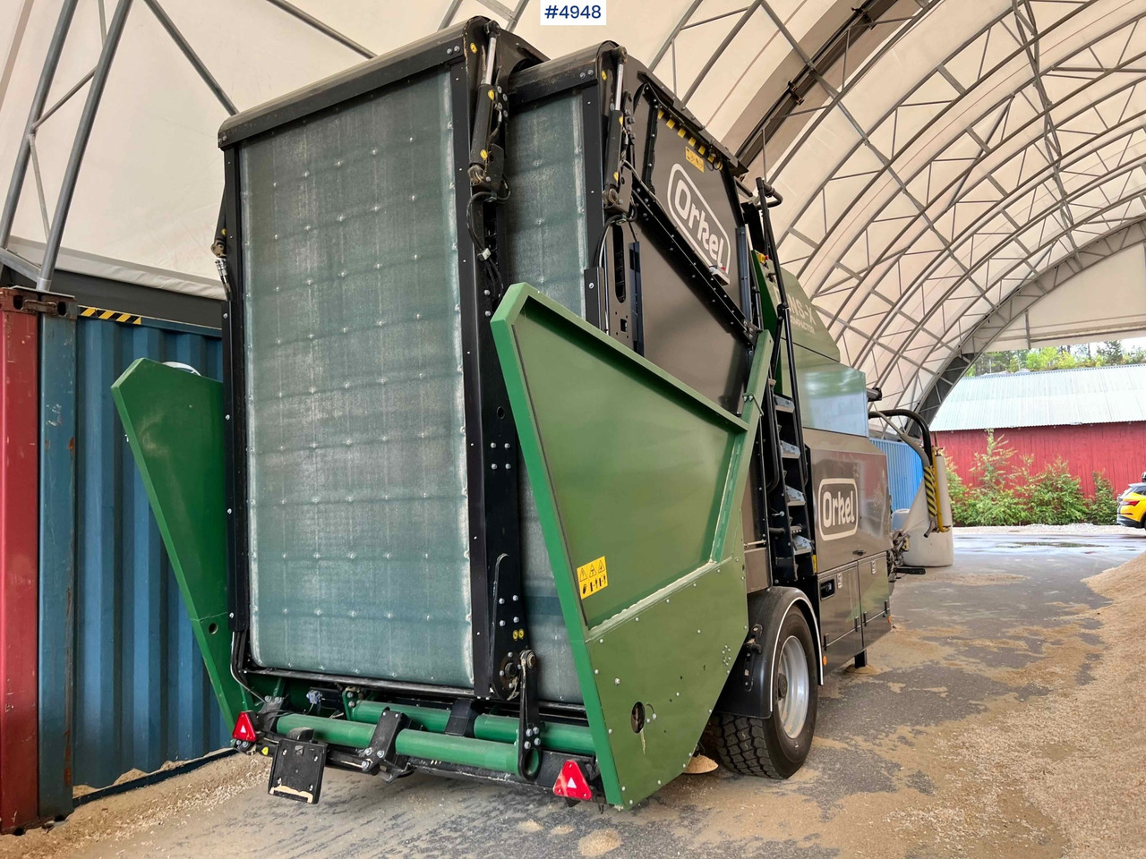 Grünlandtechnik 2024 Orkel Dens-x round baler for corn, chips and cut grass: das Bild 9