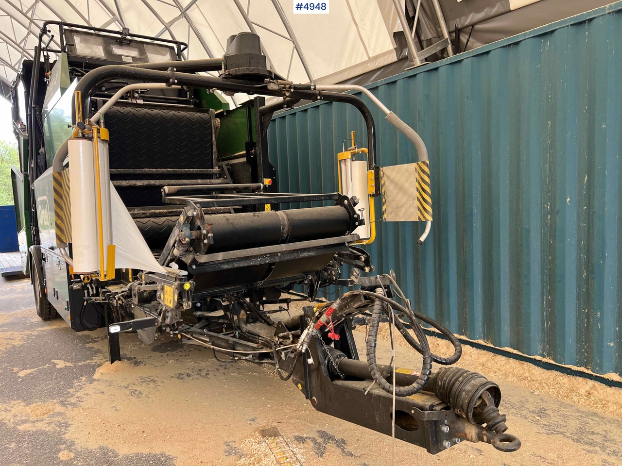 Grünlandtechnik 2024 Orkel Dens-x round baler for corn, chips and cut grass: das Bild 26