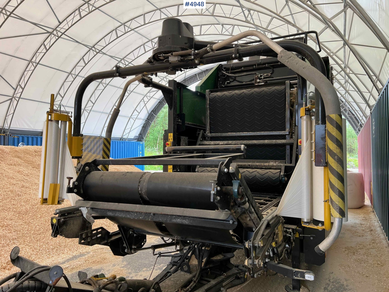 Grünlandtechnik 2024 Orkel Dens-x round baler for corn, chips and cut grass: das Bild 31