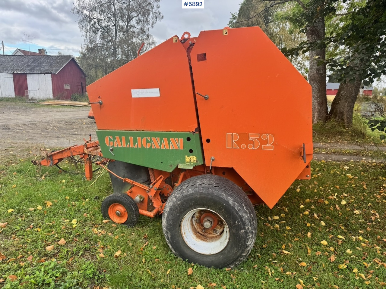 Approx. 1990 Callignani R52 Round baler - Grünlandtechnik: das Bild 2 Approx. 1990 Callignani R52 Round baler - Grünlandtechnik: das Bild 2