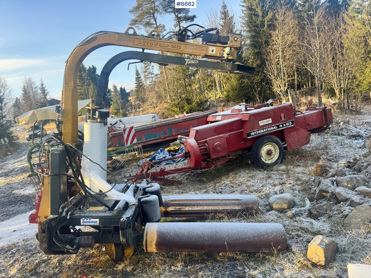 Approx. 2006 Tanco 1510 Round Bale Wrapper. - Grünlandtechnik: das Bild 3 Approx. 2006 Tanco 1510 Round Bale Wrapper. - Grünlandtechnik: das Bild 3