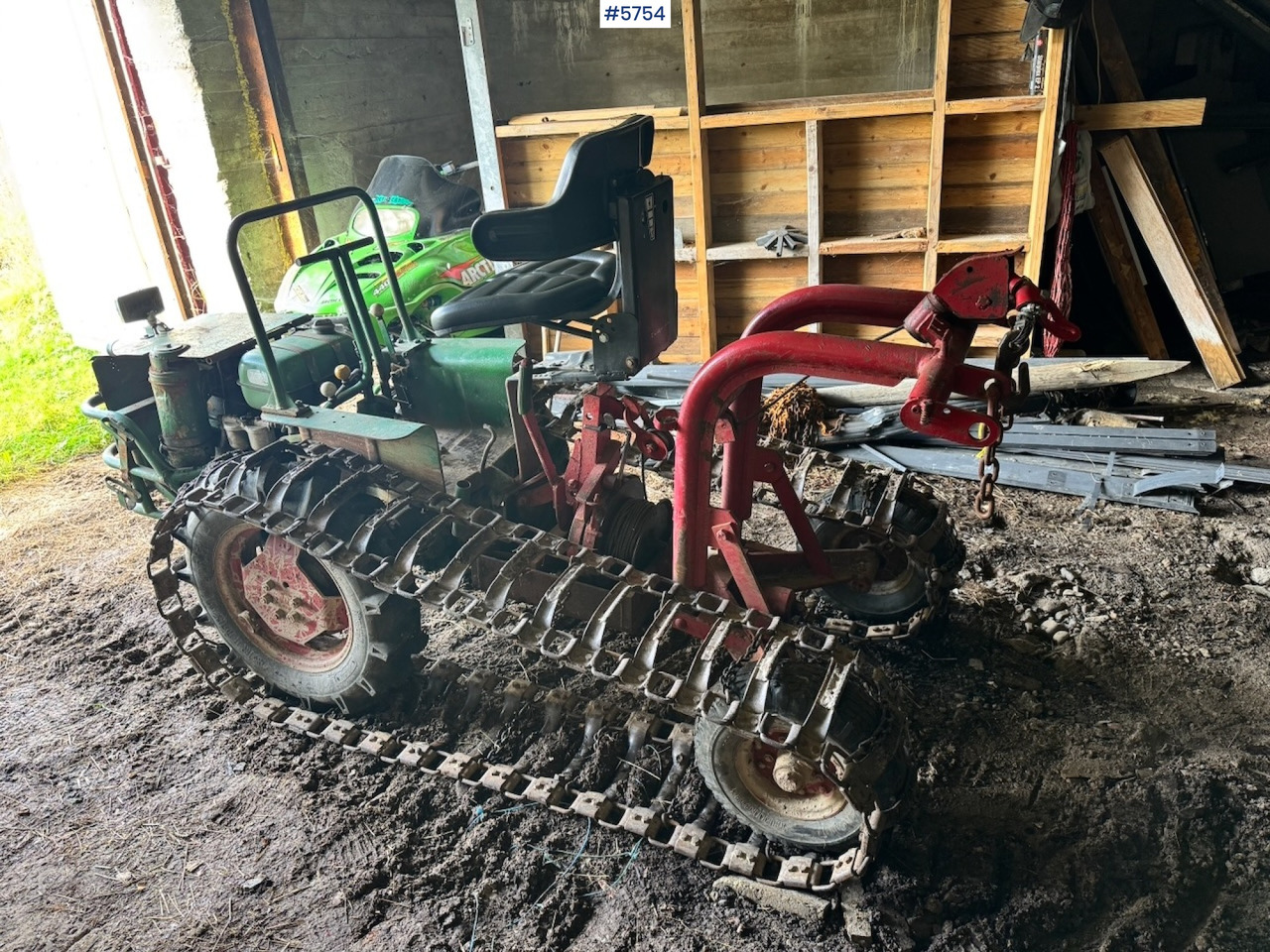 Traktor Ca. 1960  Agria Drabant with Winch: das Bild 5