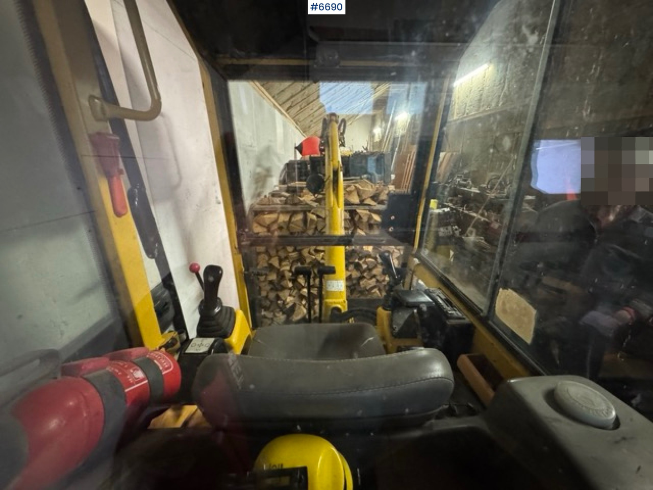 Bagger Komatsu PC15R excavator with 2 buckets!: das Bild 14