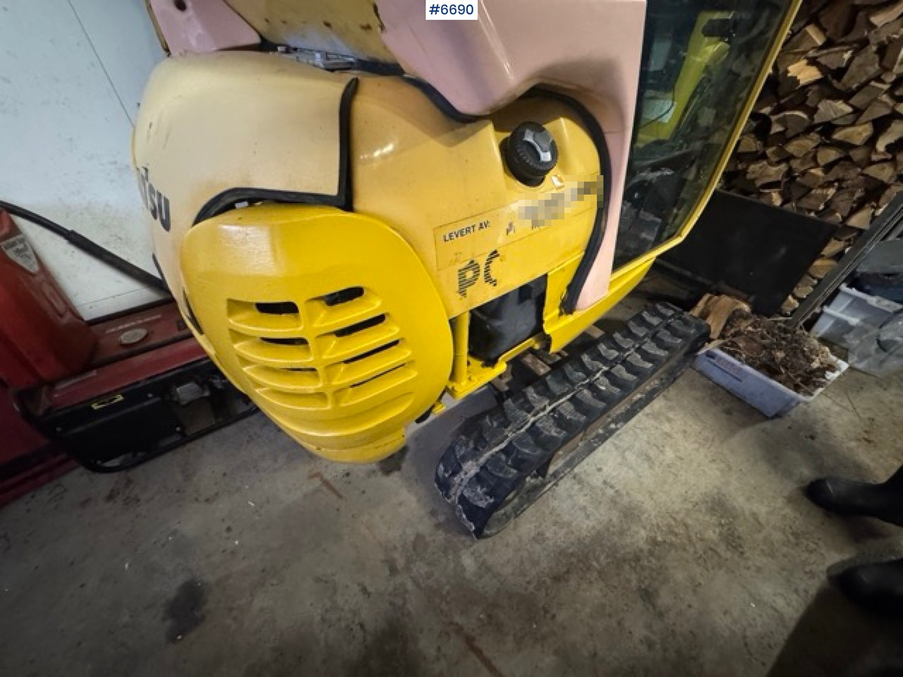 Bagger Komatsu PC15R excavator with 2 buckets!: das Bild 9