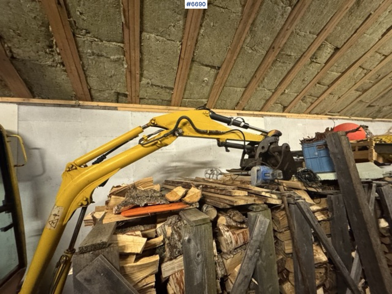 Bagger Komatsu PC15R excavator with 2 buckets!: das Bild 8