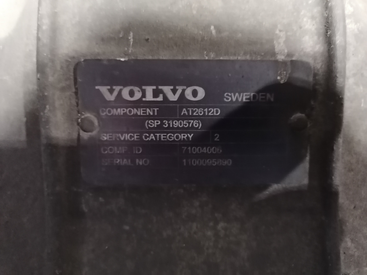 VOLVO remanufactured gearbox AT2612D - Getriebe: das Bild 5 VOLVO remanufactured gearbox AT2612D - Getriebe: das Bild 5