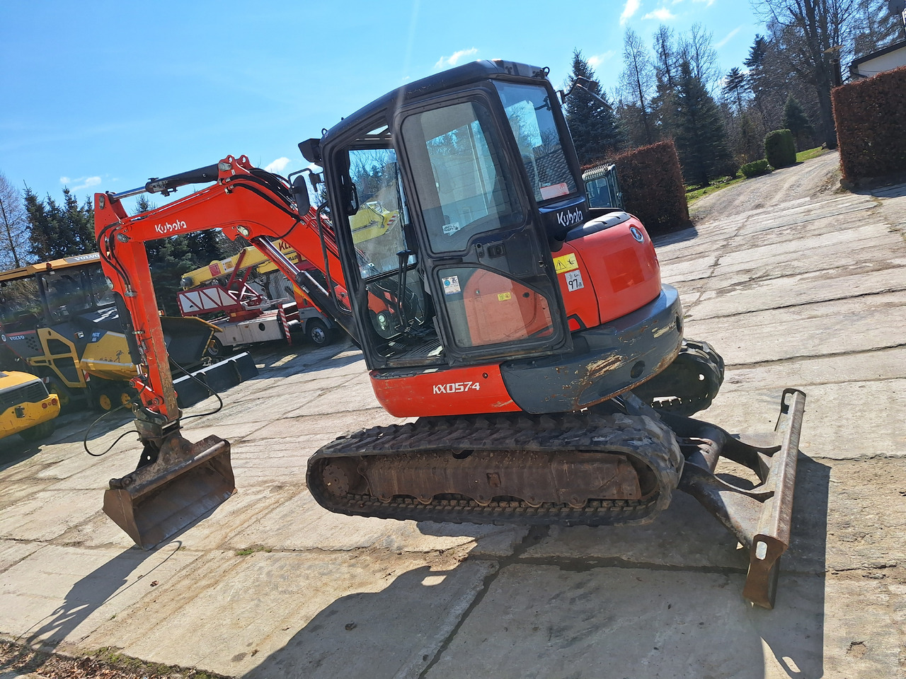 Minibagger KUBOTA KX057-4: das Bild 6