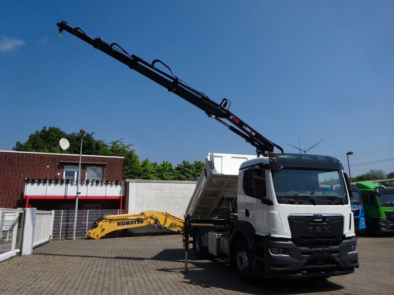 MAN 22.400 TGS + HIAB X-HIDUO 138 Kran - Kipper, Autokran: das Bild 3 MAN 22.400 TGS + HIAB X-HIDUO 138 Kran - Kipper, Autokran: das Bild 3