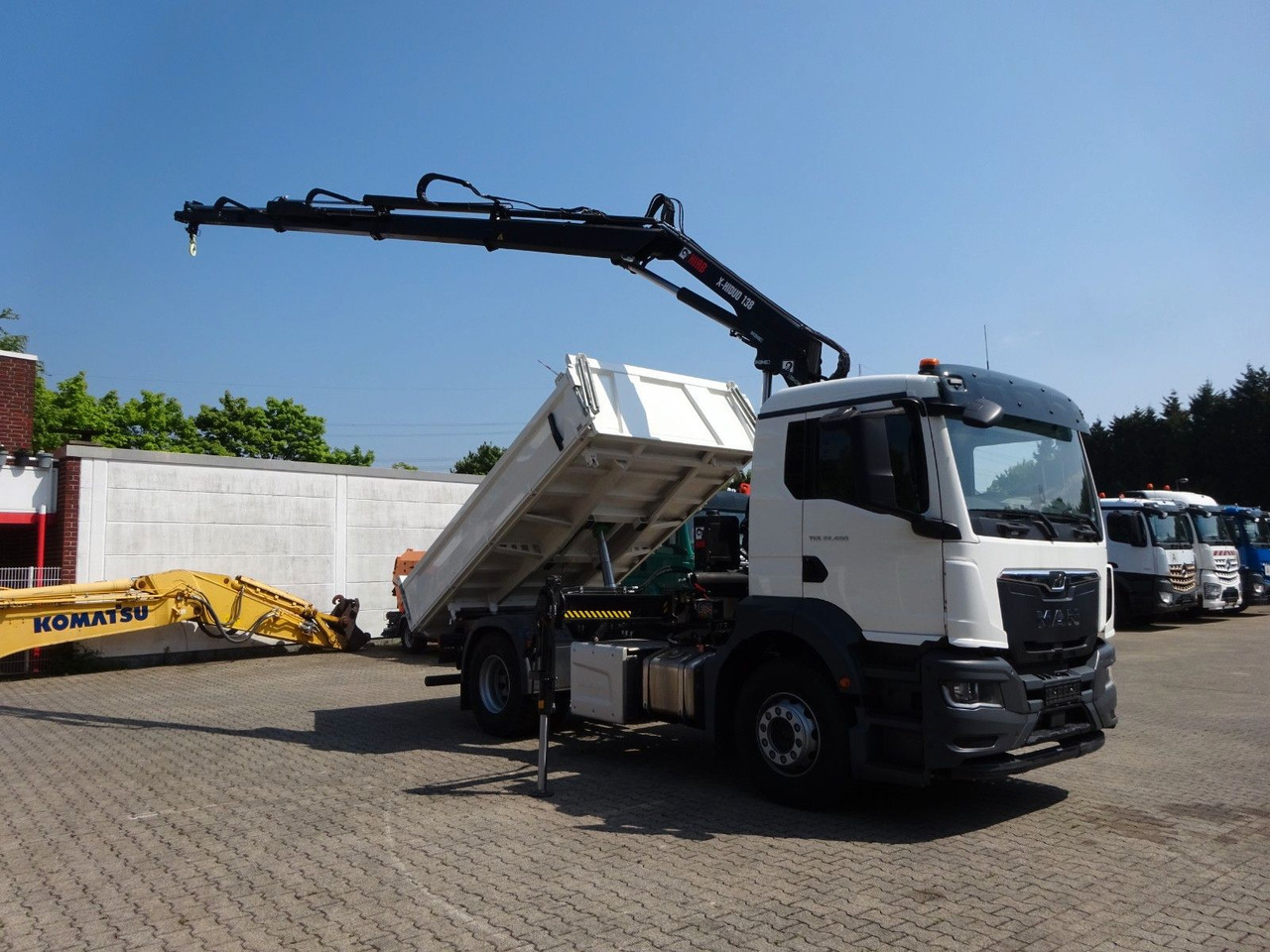 MAN 22.400 TGS + HIAB X-HIDUO 138 Kran - Kipper, Autokran: das Bild 5 MAN 22.400 TGS + HIAB X-HIDUO 138 Kran - Kipper, Autokran: das Bild 5