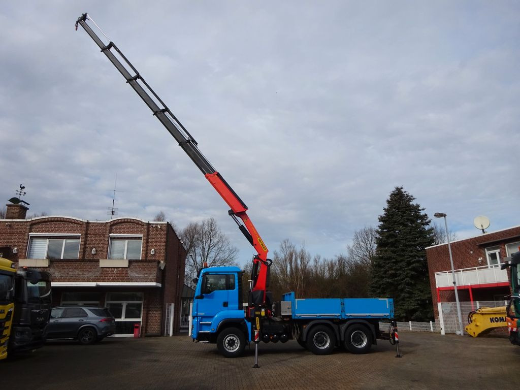 MAN 28.460 TGS Pritsche + PK 34002 Kran 6x4 - Autokran, Pritsche LKW: das Bild 3 MAN 28.460 TGS Pritsche + PK 34002 Kran 6x4 - Autokran, Pritsche LKW: das Bild 3