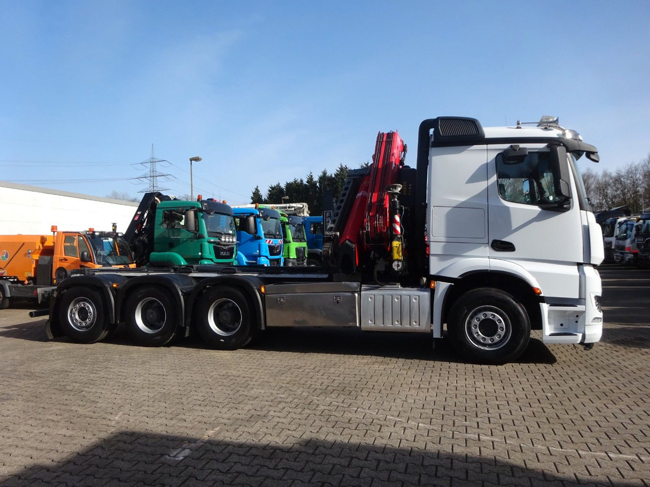 Autokran neu kaufen Mercedes-Benz 3248 Fassi Abroller + Fassi F275A 8x4 TRIDEM: das Bild 15