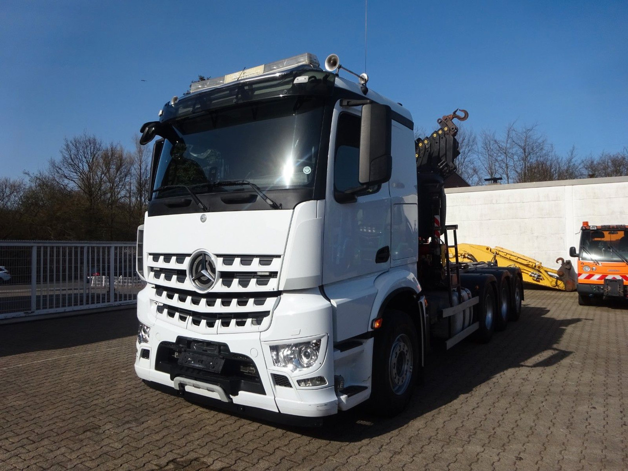 Autokran neu kaufen Mercedes-Benz 3248 Fassi Abroller + Fassi F275A 8x4 TRIDEM: das Bild 9