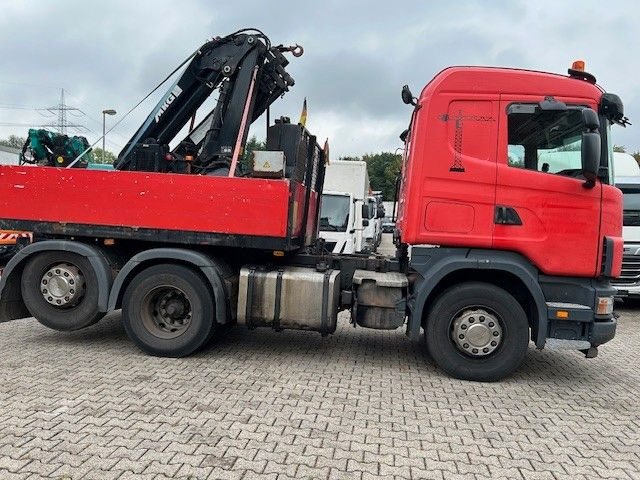 Scania 124 L 470 Pritsche + MKG HLK 201 HP 6x2 - Pritsche LKW, Autokran: das Bild 4 Scania 124 L 470 Pritsche + MKG HLK 201 HP 6x2 - Pritsche LKW, Autokran: das Bild 4