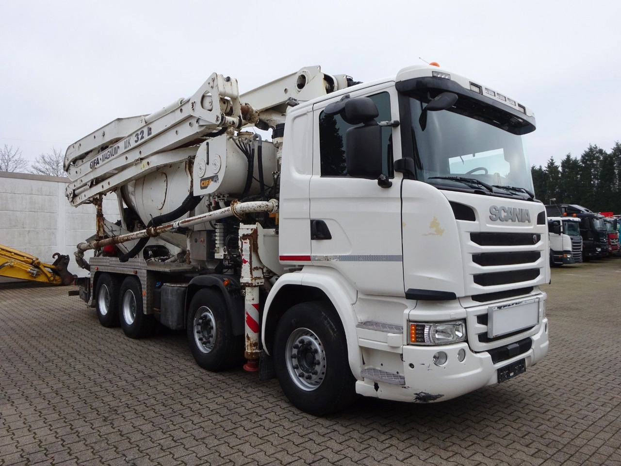 Scania PUMI CIFA 32 Meter 4 Knick. Scania PUMI CIFA 32 Meter 4 Knick * Betonpumpe - Betonpumpe: das Bild 1 Scania PUMI CIFA 32 Meter 4 Knick. Scania PUMI CIFA 32 Meter 4 Knick * Betonpumpe - Betonpumpe: das Bild 1