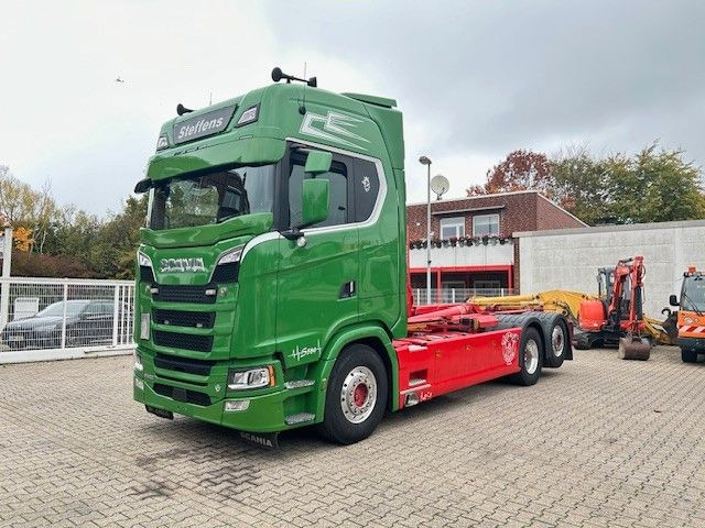 Scania S580 V8 MEILLER Abroller mit Lift+Lenkachse 6x2 - Abrollkipper: das Bild 3 Scania S580 V8 MEILLER Abroller mit Lift+Lenkachse 6x2 - Abrollkipper: das Bild 3