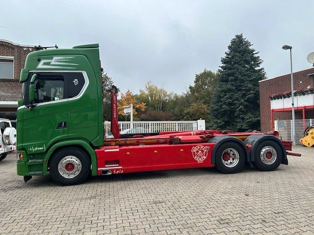 Scania S580 V8 MEILLER Abroller mit Lift+Lenkachse 6x2 - Abrollkipper: das Bild 5 Scania S580 V8 MEILLER Abroller mit Lift+Lenkachse 6x2 - Abrollkipper: das Bild 5