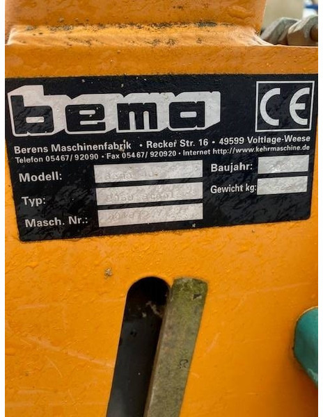 Bema 40 Classic 2050 Kehrbesen 2.200 EUR - Kehrbesen für Baumaschine: das Bild 5 Bema 40 Classic 2050 Kehrbesen 2.200 EUR - Kehrbesen für Baumaschine: das Bild 5