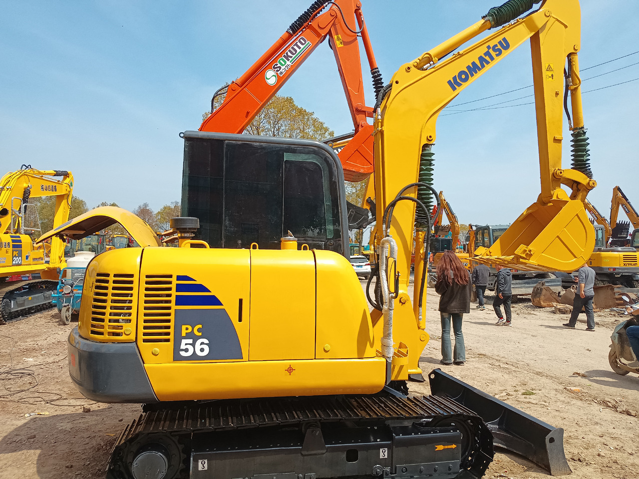KOMATSU PC56-3 - Minibagger: das Bild 3 KOMATSU PC56-3 - Minibagger: das Bild 3