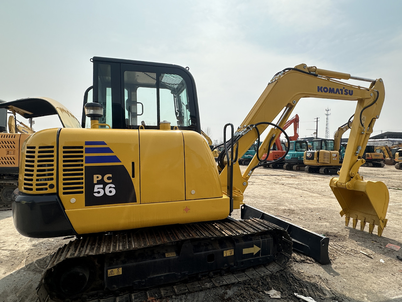 KOMATSU PC56-3 - Minibagger: das Bild 2 KOMATSU PC56-3 - Minibagger: das Bild 2