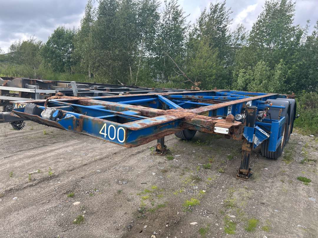 2004 Container-henger TURBO`HOET CONTAINERSEMITRAILER EU-godkjent - Container/ Wechselfahrgestell Auflieger: das Bild 1 2004 Container-henger TURBO`HOET CONTAINERSEMITRAILER EU-godkjent - Container/ Wechselfahrgestell Auflieger: das Bild 1