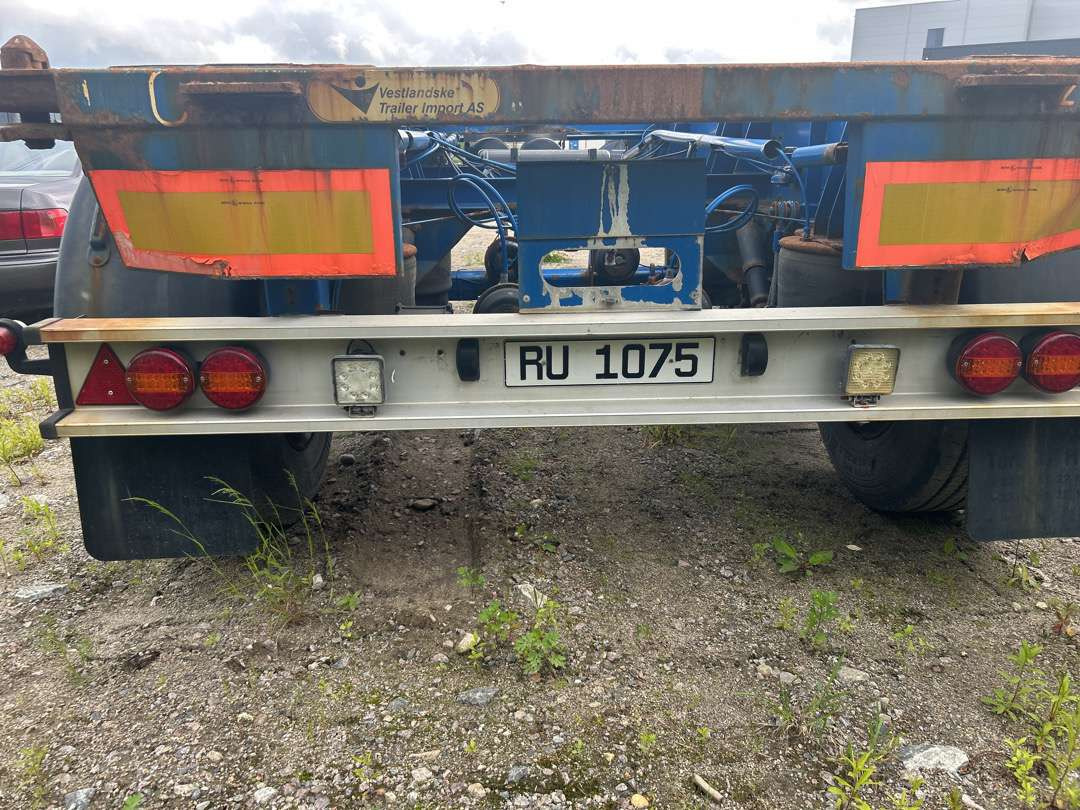 2004 Container-henger TURBO`HOET CONTAINERSEMITRAILER EU-godkjent - Container/ Wechselfahrgestell Auflieger: das Bild 5 2004 Container-henger TURBO`HOET CONTAINERSEMITRAILER EU-godkjent - Container/ Wechselfahrgestell Auflieger: das Bild 5
