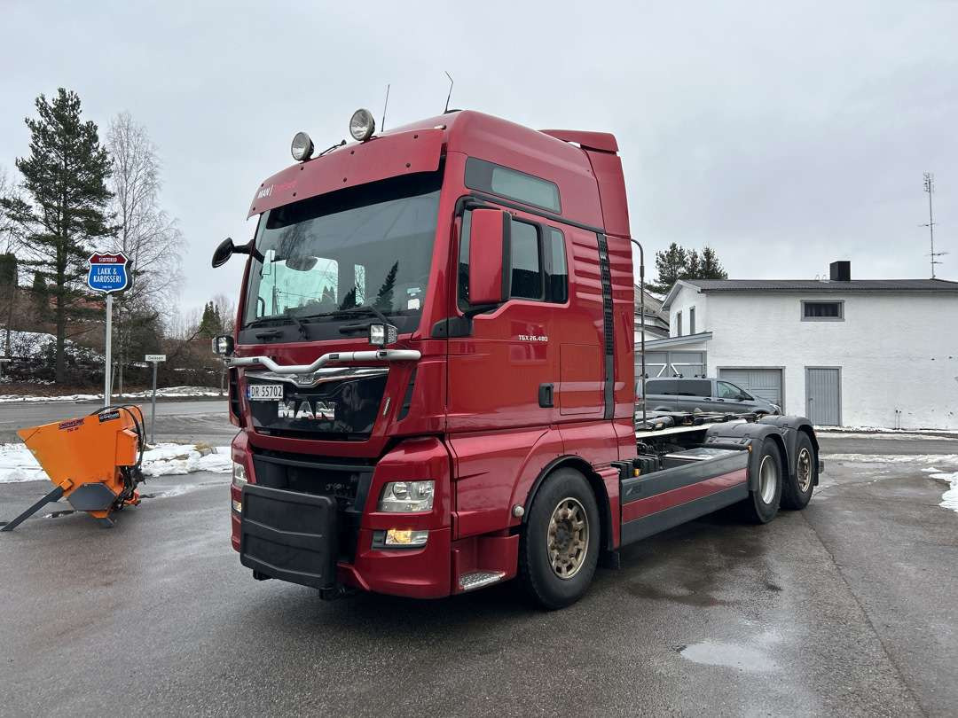 2014 MAN TGX 26.480 Krokbil EU-godkjent Euroklasse 6T - Abrollkipper: das Bild 1 2014 MAN TGX 26.480 Krokbil EU-godkjent Euroklasse 6T - Abrollkipper: das Bild 1
