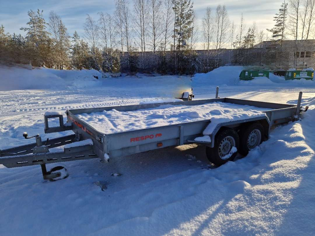Pritschenanhänger/ Plattformanhänger Respo Maskinhenger 2700A452T205 (2019) – Solid og klar til bruk!: das Bild 1