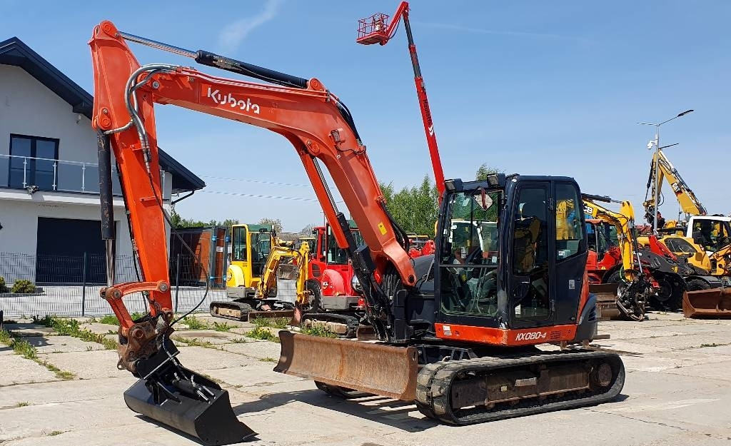 Kubota KX 080-4 - Minibagger: das Bild 1 Kubota KX 080-4 - Minibagger: das Bild 1