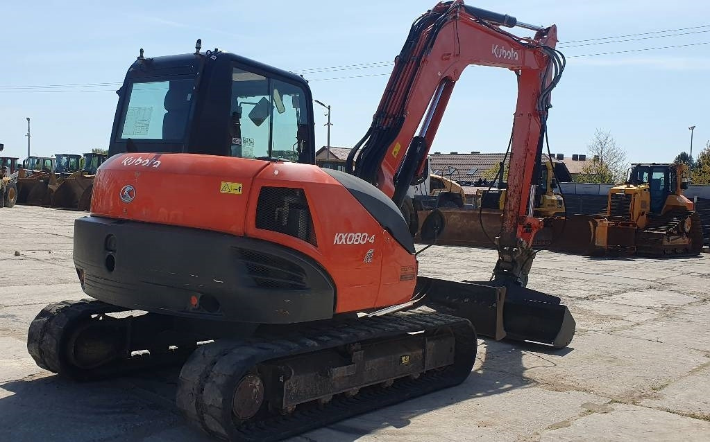 Kubota KX 080-4 - Minibagger: das Bild 4 Kubota KX 080-4 - Minibagger: das Bild 4