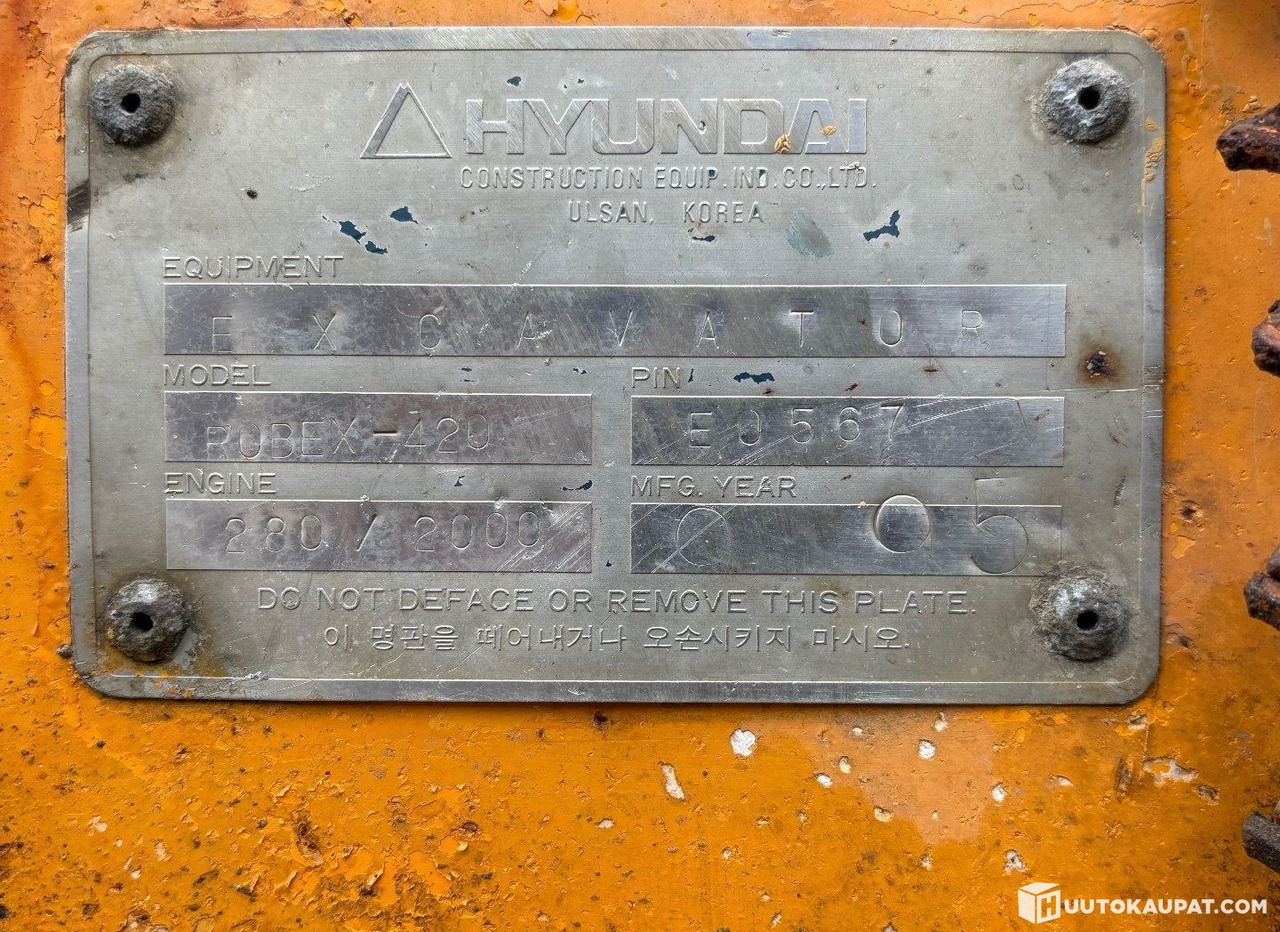 Kettenbagger Hyundai Robex 420 LC, crawler excavator, 1995, Mäntsälä: das Bild 6