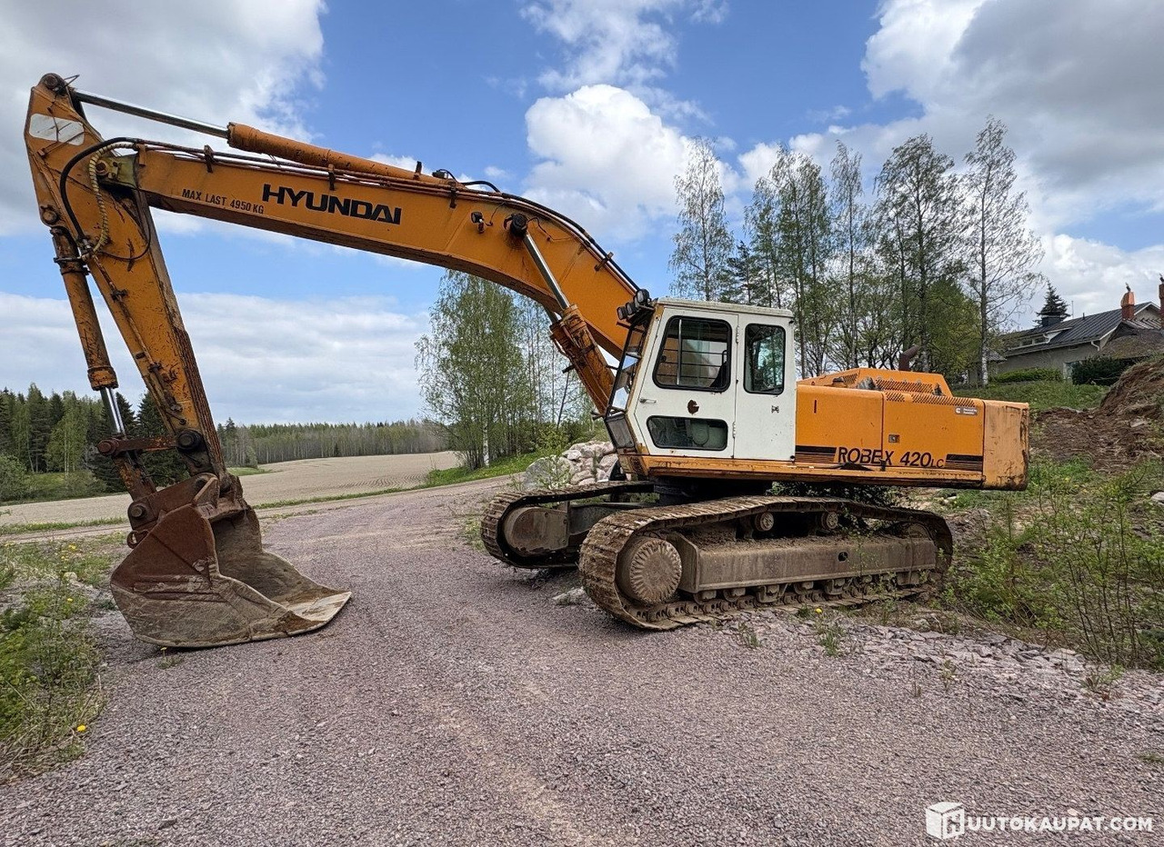 Hyundai Robex 420 LC, crawler excavator, 1995, Mäntsälä - Kettenbagger: das Bild 1 Hyundai Robex 420 LC, crawler excavator, 1995, Mäntsälä - Kettenbagger: das Bild 1
