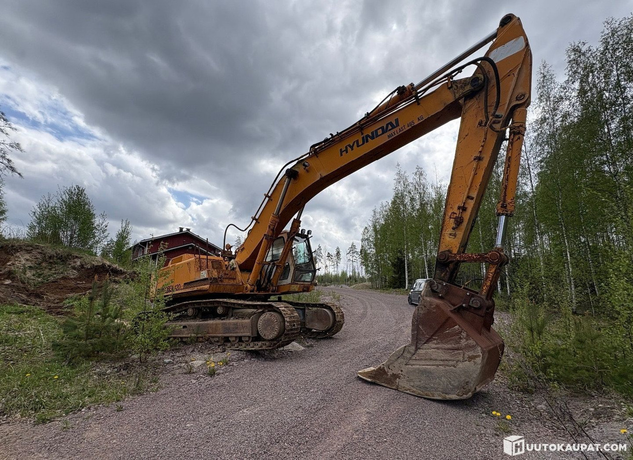 Hyundai Robex 420 LC, crawler excavator, 1995, Mäntsälä - Kettenbagger: das Bild 2 Hyundai Robex 420 LC, crawler excavator, 1995, Mäntsälä - Kettenbagger: das Bild 2