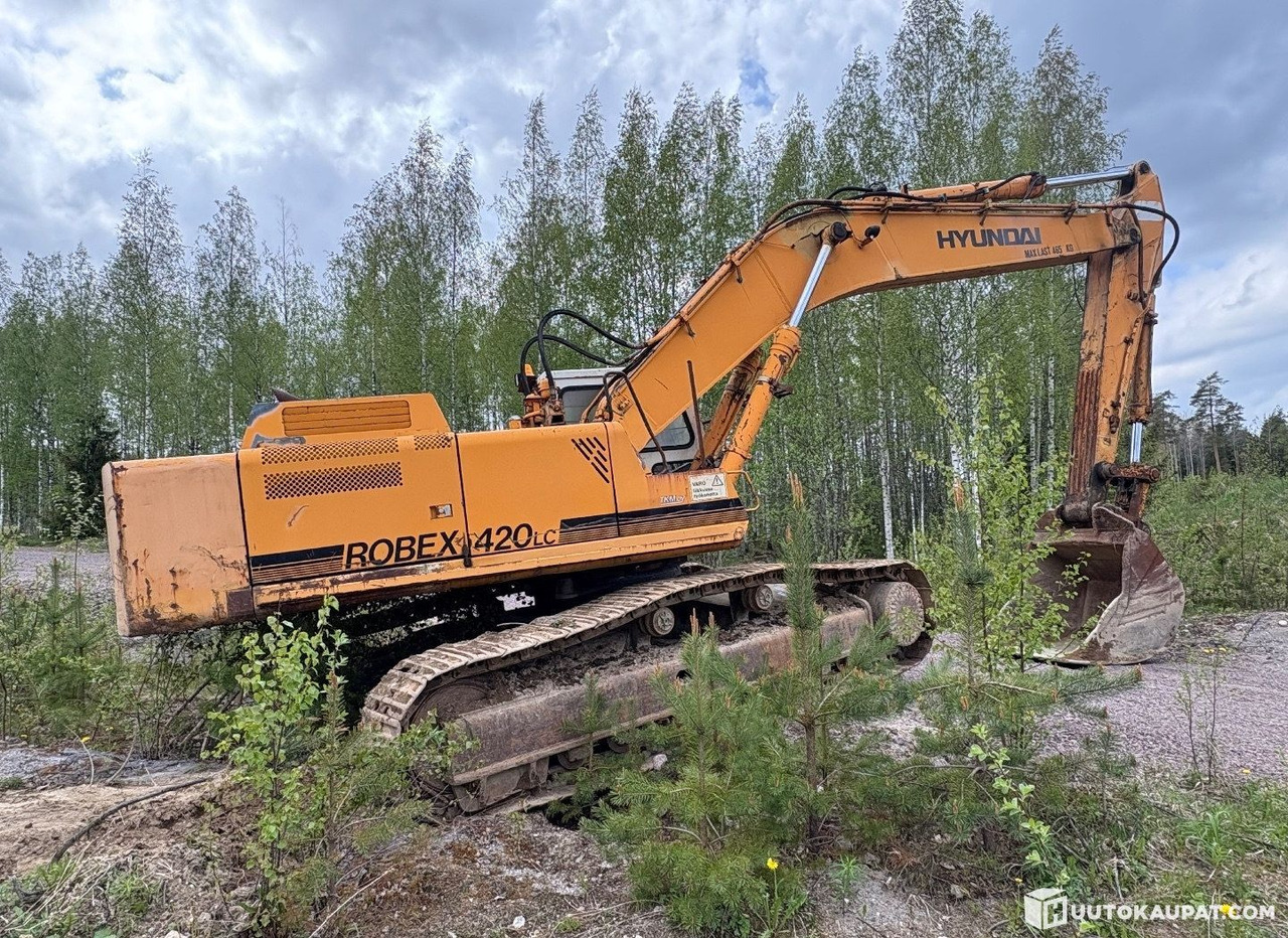 Hyundai Robex 420 LC, tracked excavator, 1995, Mäntsälä - Kettenbagger: das Bild 3 Hyundai Robex 420 LC, tracked excavator, 1995, Mäntsälä - Kettenbagger: das Bild 3