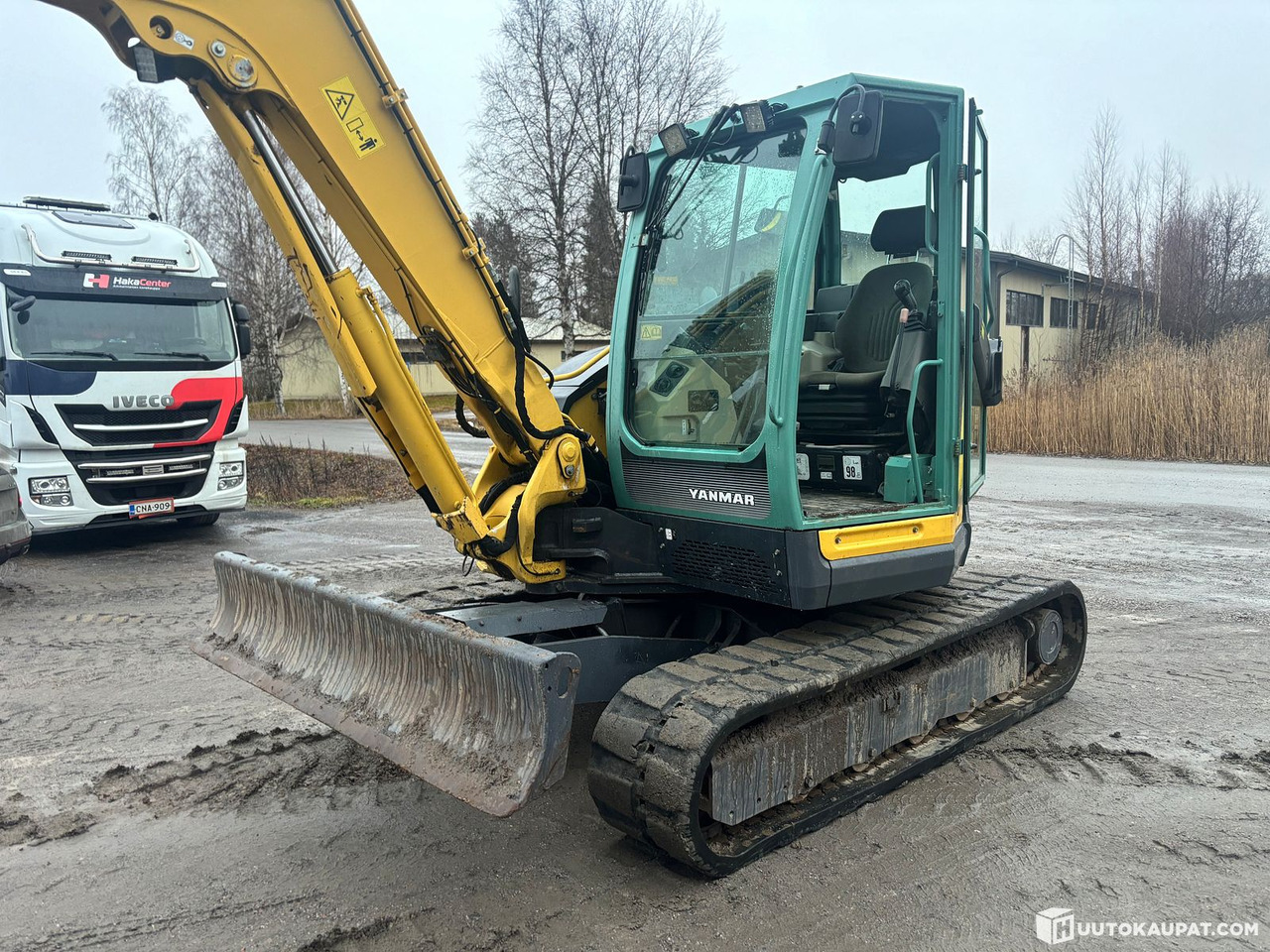 Yanmar VIO80-1 excavator + Engcon with two buckets., Ylivieska - Minibagger: das Bild 3 Yanmar VIO80-1 excavator + Engcon with two buckets., Ylivieska - Minibagger: das Bild 3