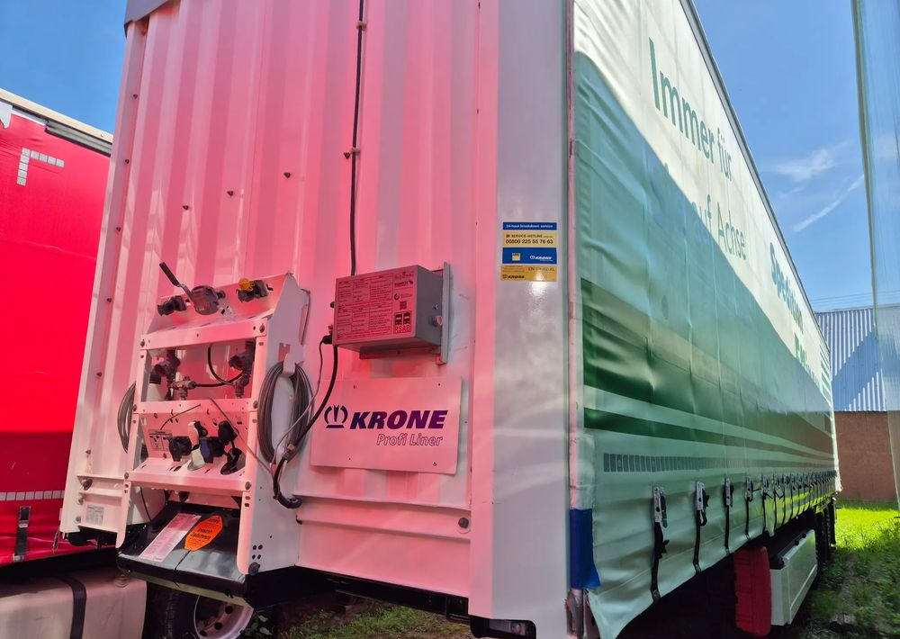 Krone BURTOWA BUDOWLANA VARIOS PÓŁMEGA 385/55 z Niemiec / ALUFELGI / stan bardzo dobry / PODNOSZONA OŚ I DACH / BPW firanka burto-firanka firana burtówka burto firanka - Andere Technik: das Bild 5 Krone BURTOWA BUDOWLANA VARIOS PÓŁMEGA 385/55 z Niemiec / ALUFELGI / stan bardzo dobry / PODNOSZONA OŚ I DACH / BPW firanka burto-firanka firana burtówka burto firanka - Andere Technik: das Bild 5