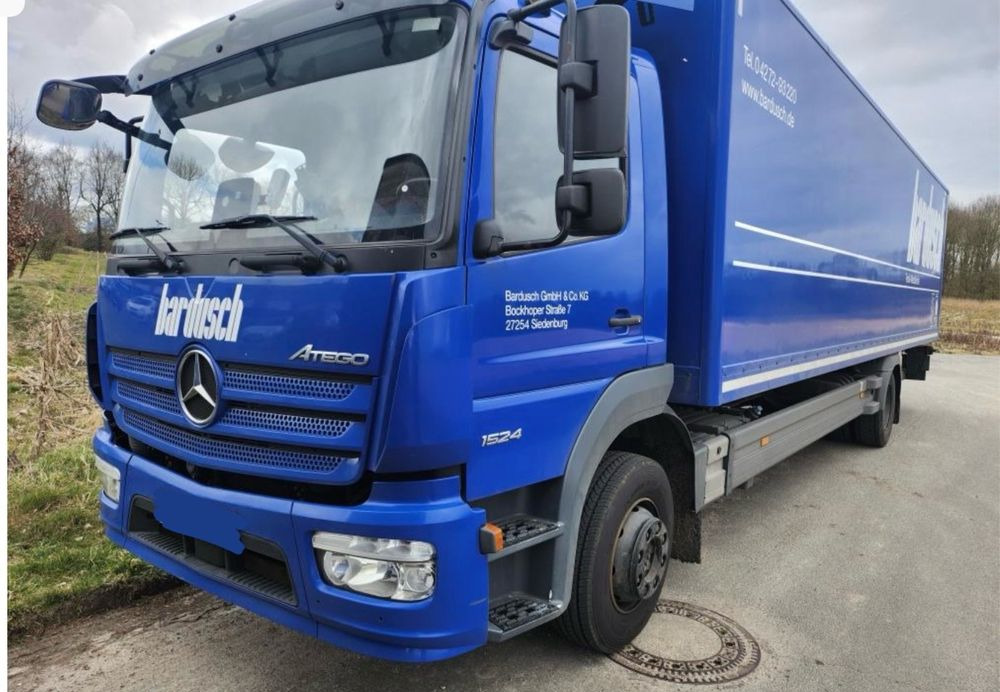 Mercedes-Benz Atego 1524 Z Niemiec TOP 2018 Przód i tył na poduszkach 15t DMC / 7.45m 18 palet TOP STAN - Koffer LKW: das Bild 1 Mercedes-Benz Atego 1524 Z Niemiec TOP 2018 Przód i tył na poduszkach 15t DMC / 7.45m 18 palet TOP STAN - Koffer LKW: das Bild 1