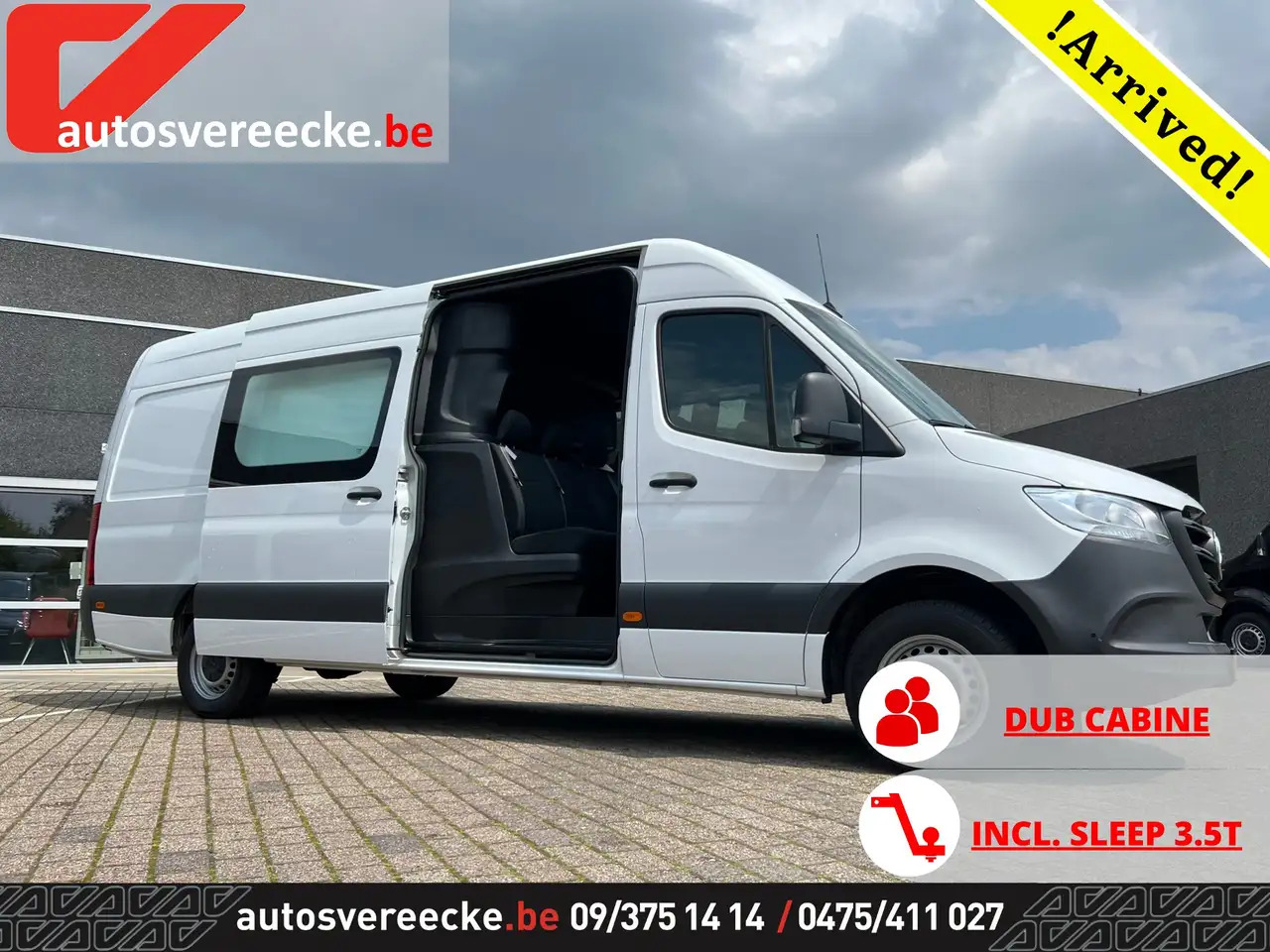 Mercedes-Benz Sprinter 315 L3H2 (36.500€ex) 3.5T SLEEP | DUB CAB 7PL - Transporter mit Doppelkabine: das Bild 1 Mercedes-Benz Sprinter 315 L3H2 (36.500€ex) 3.5T SLEEP | DUB CAB 7PL - Transporter mit Doppelkabine: das Bild 1