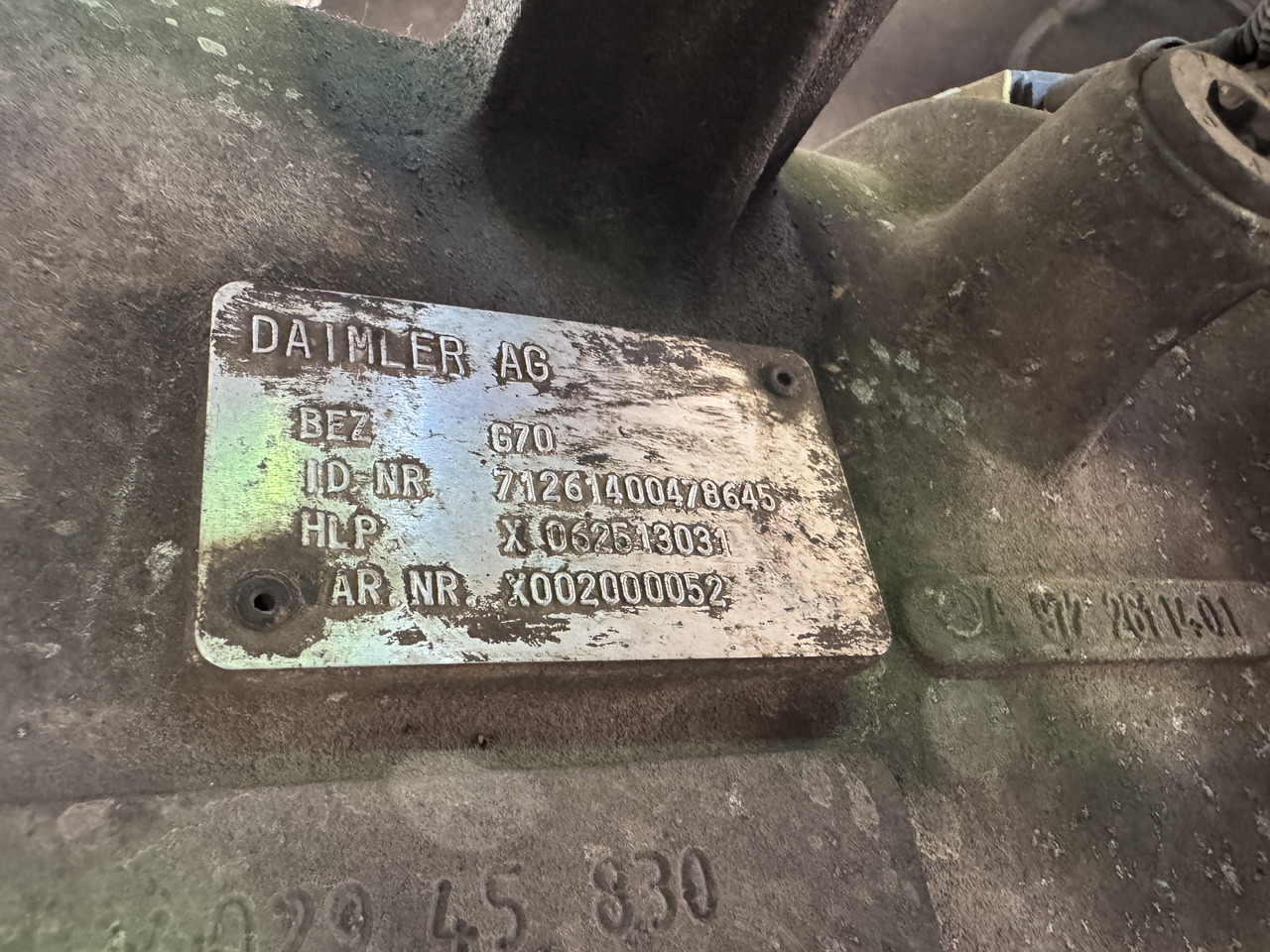 Mercedes Atego III - Getriebe: das Bild 4 Mercedes Atego III - Getriebe: das Bild 4