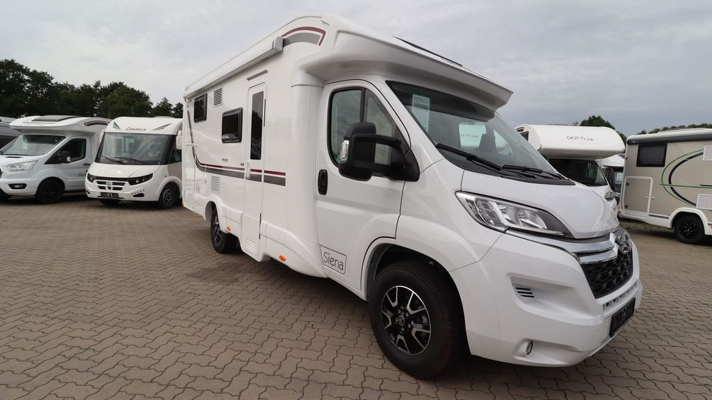 Teilintegriertes Wohnmobil neu kaufen GiottiLine Siena 385 /Privilege Hubbett Markise Truma 6DE: das Bild 1