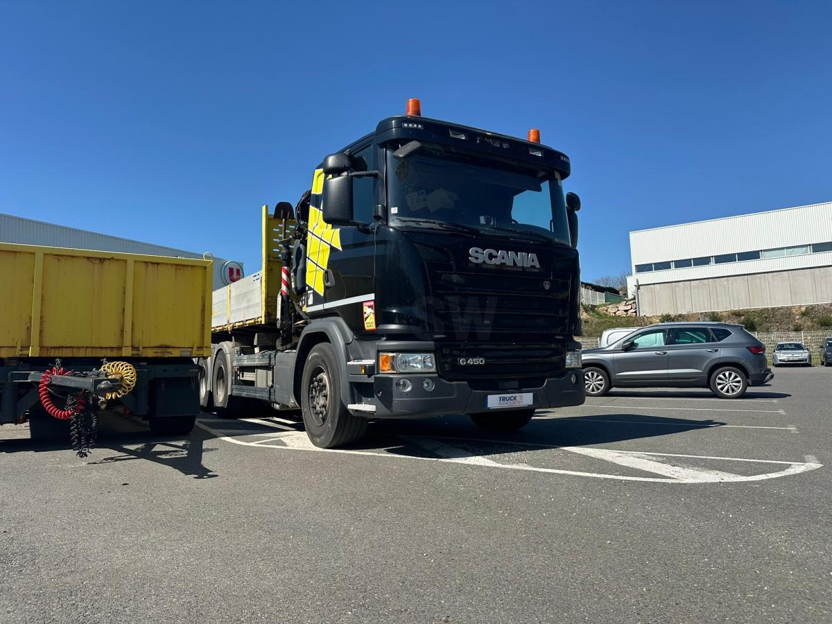 Scania G 450 - Pritsche LKW, Autokran: das Bild 2 Scania G 450 - Pritsche LKW, Autokran: das Bild 2