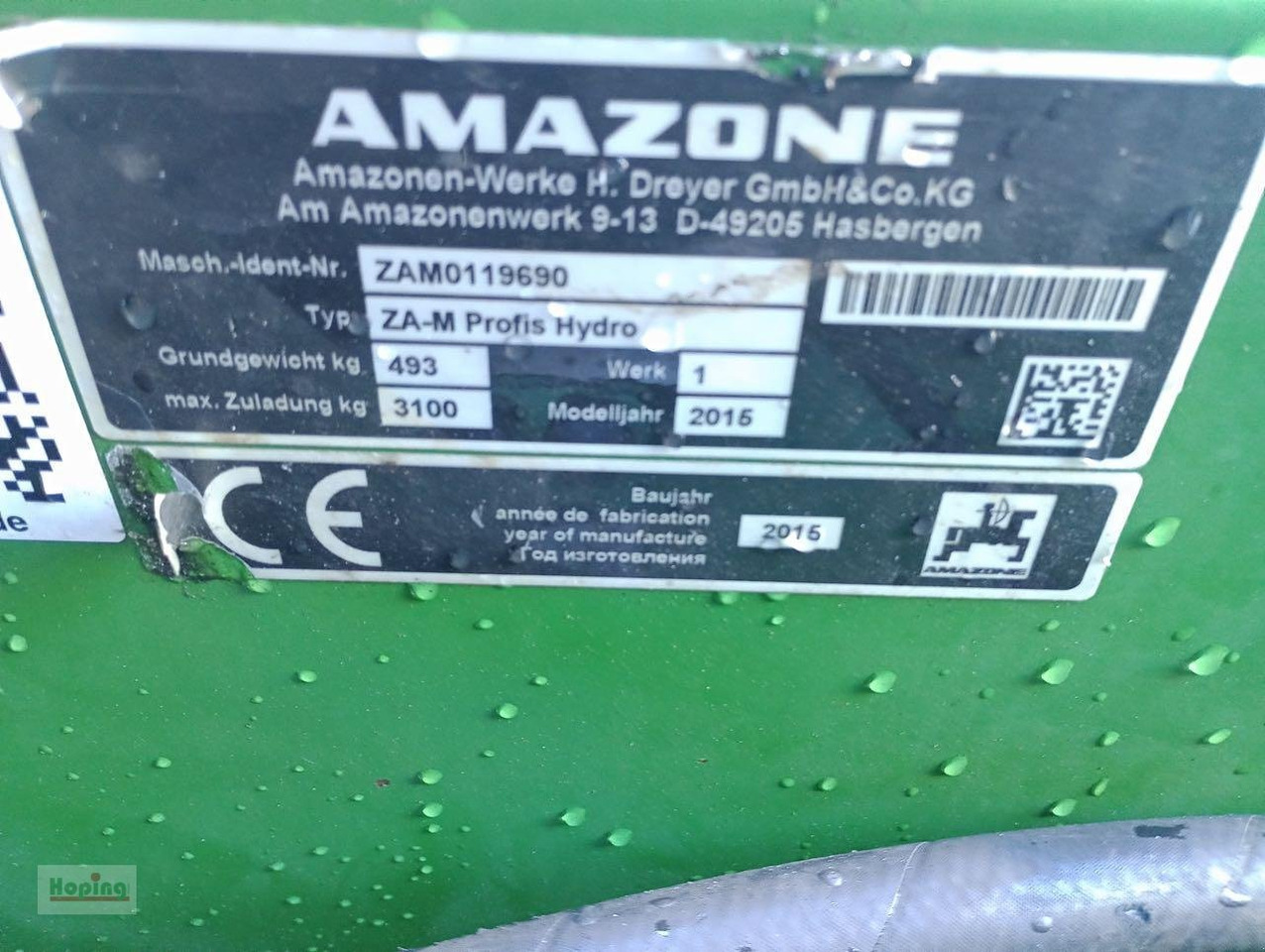 Düngerstreuer Amazone ZA-M Profis Hydro: das Bild 7