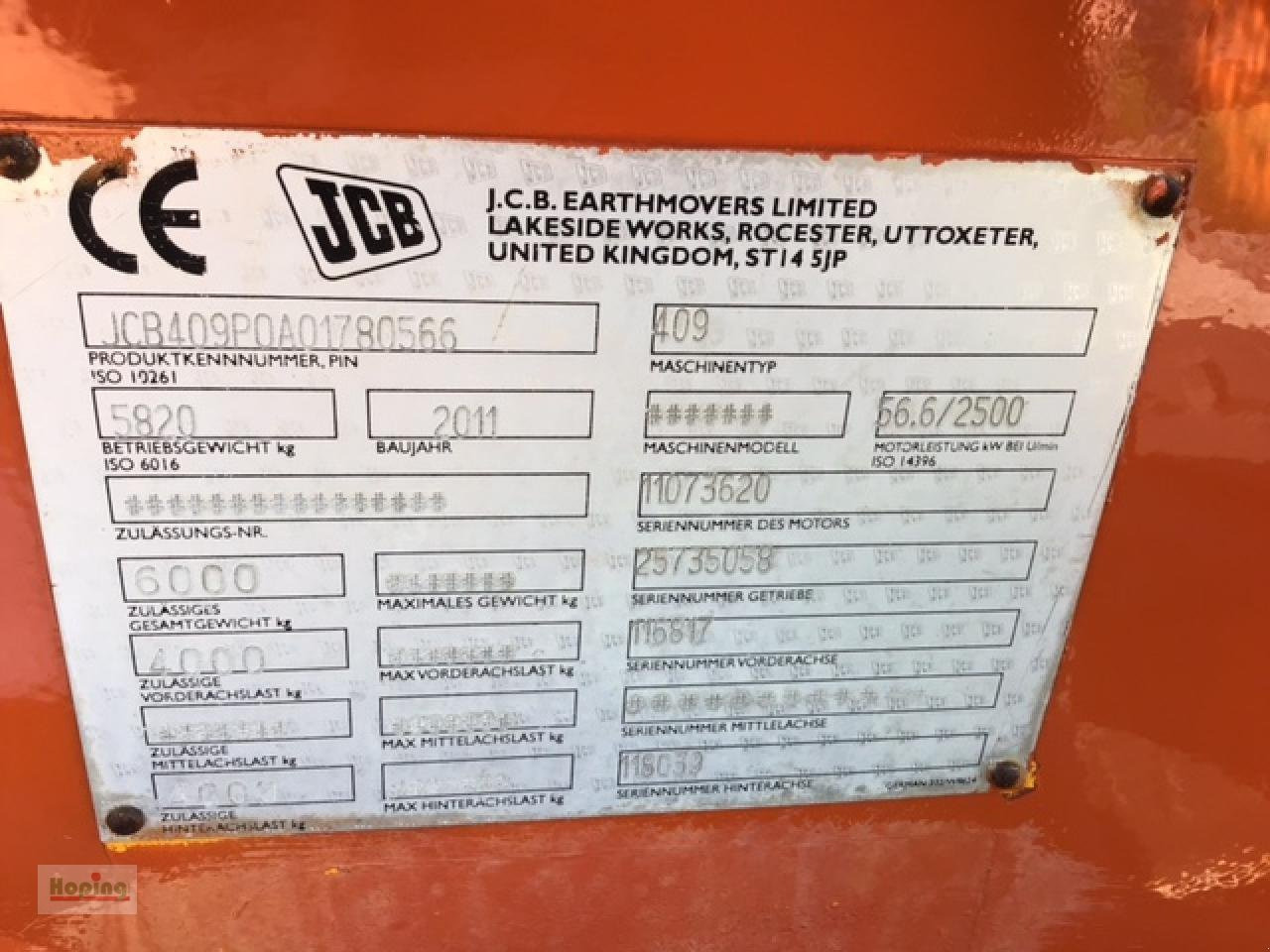 JCB 409 – Leasing JCB 409: das Bild 12