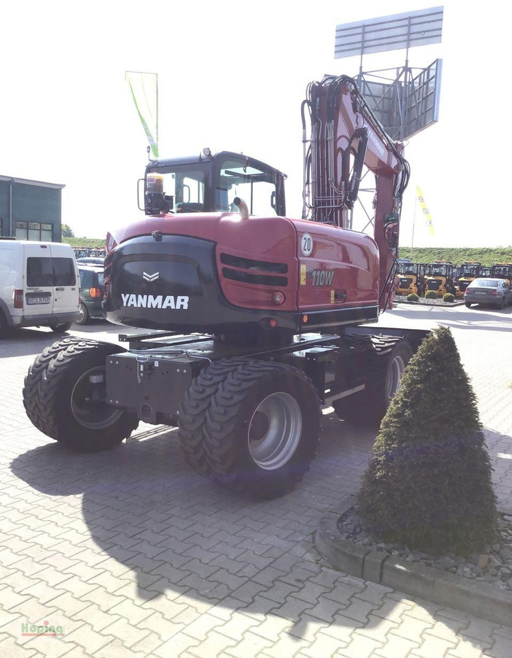 Yanmar B110W - Mobilbagger: das Bild 4 Yanmar B110W - Mobilbagger: das Bild 4