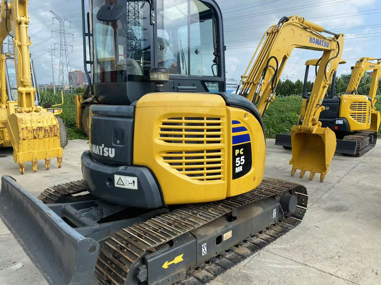 KOMATSU PC55MR - Minibagger: das Bild 2 KOMATSU PC55MR - Minibagger: das Bild 2
