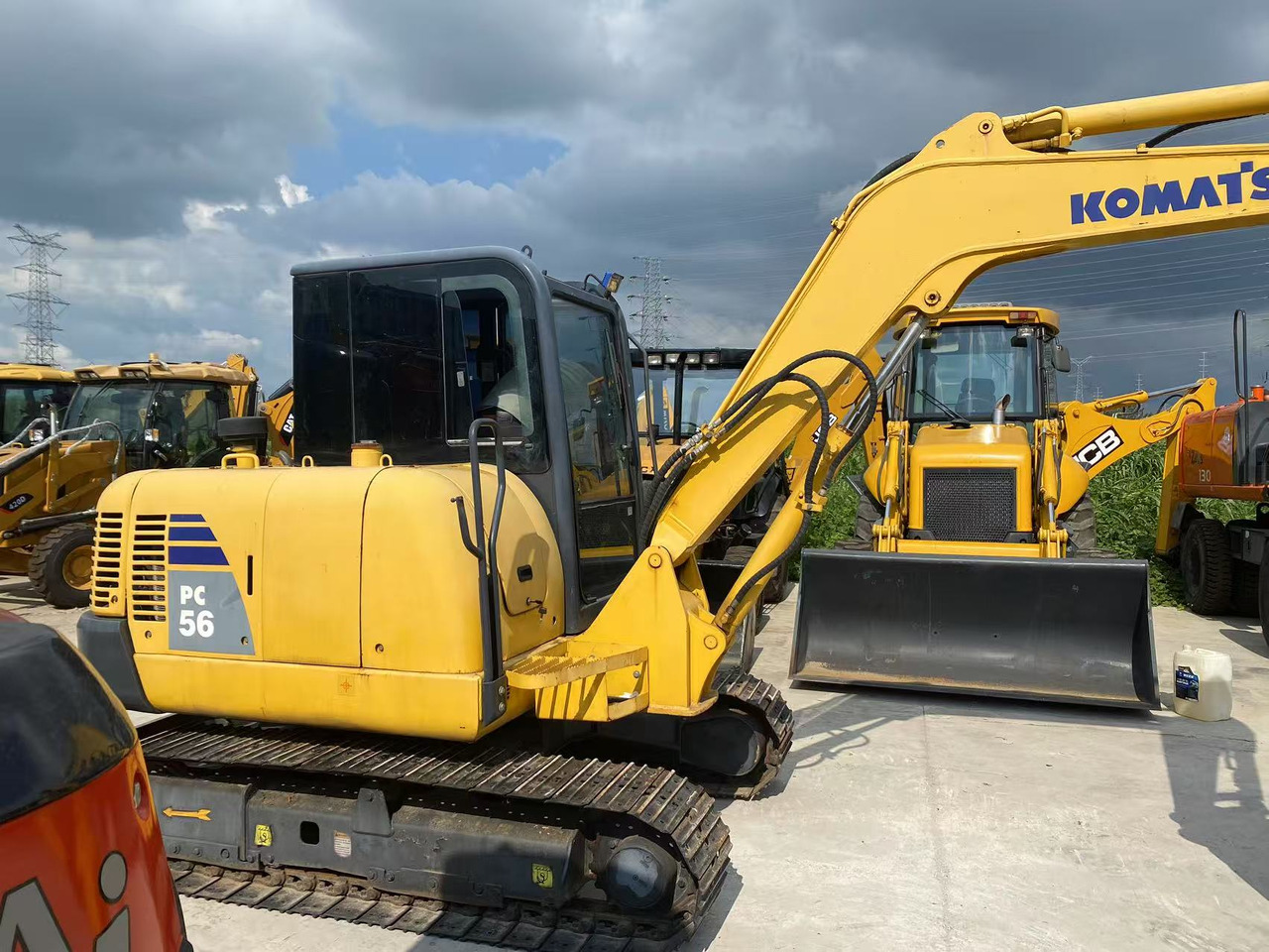 KOMATSU PC56-7 - Minibagger: das Bild 1 KOMATSU PC56-7 - Minibagger: das Bild 1