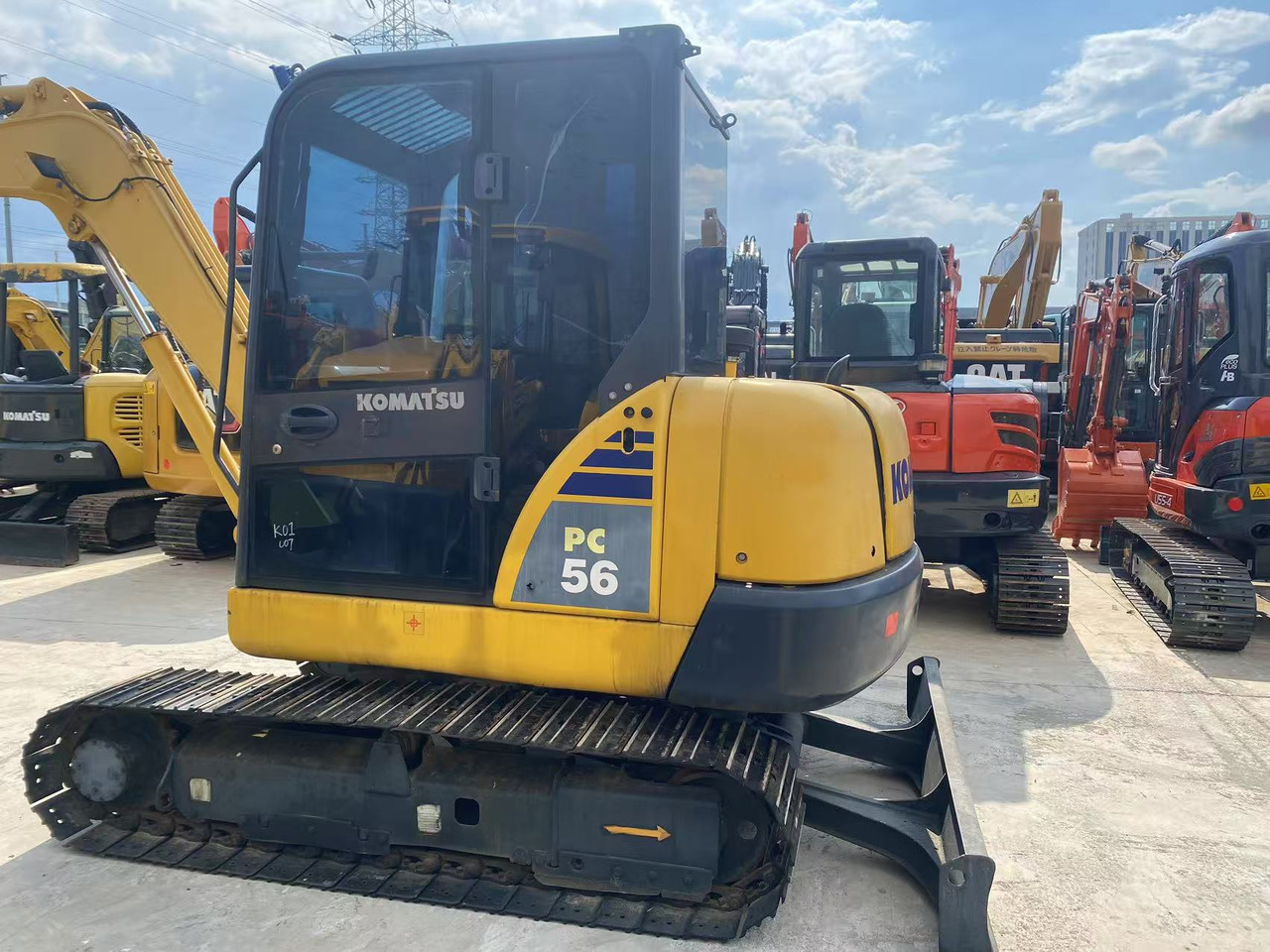 KOMATSU PC56-7 - Minibagger: das Bild 4 KOMATSU PC56-7 - Minibagger: das Bild 4