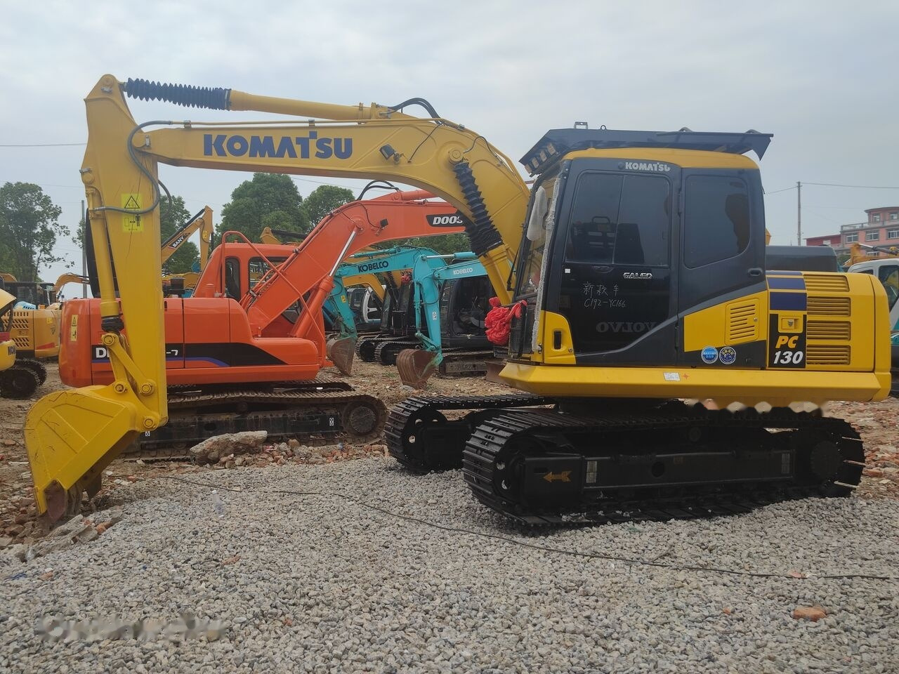 Komatsu PC130 - Kettenbagger: das Bild 1 Komatsu PC130 - Kettenbagger: das Bild 1