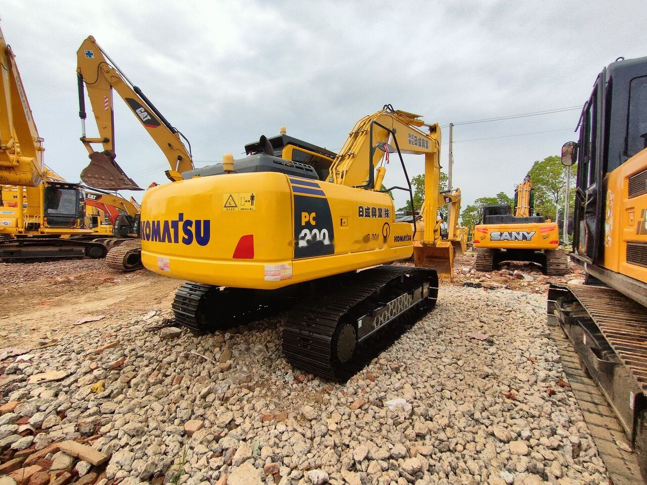 Kettenbagger Komatsu PC200-8: das Bild 10