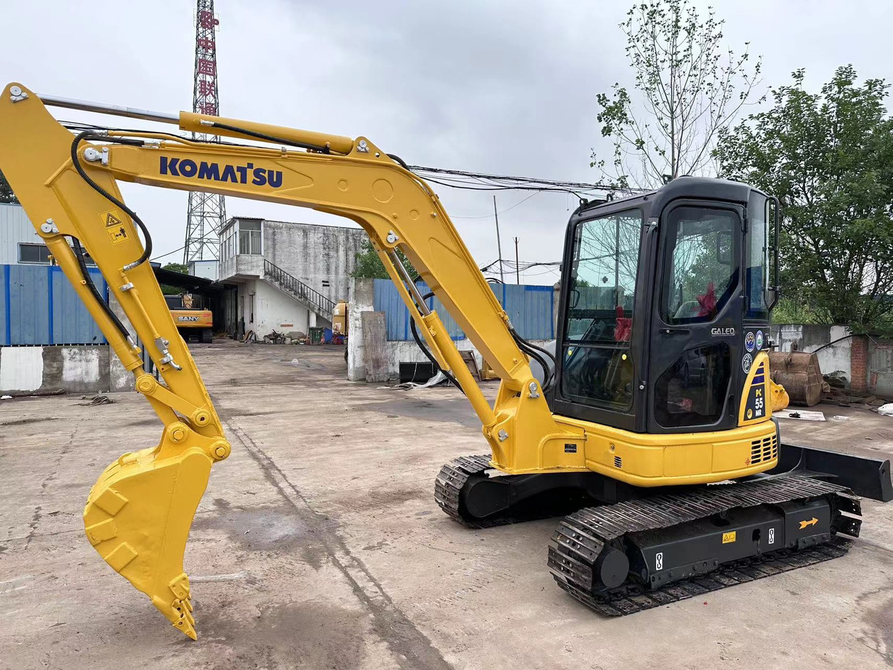 Komatsu PC55 - Minibagger: das Bild 1 Komatsu PC55 - Minibagger: das Bild 1