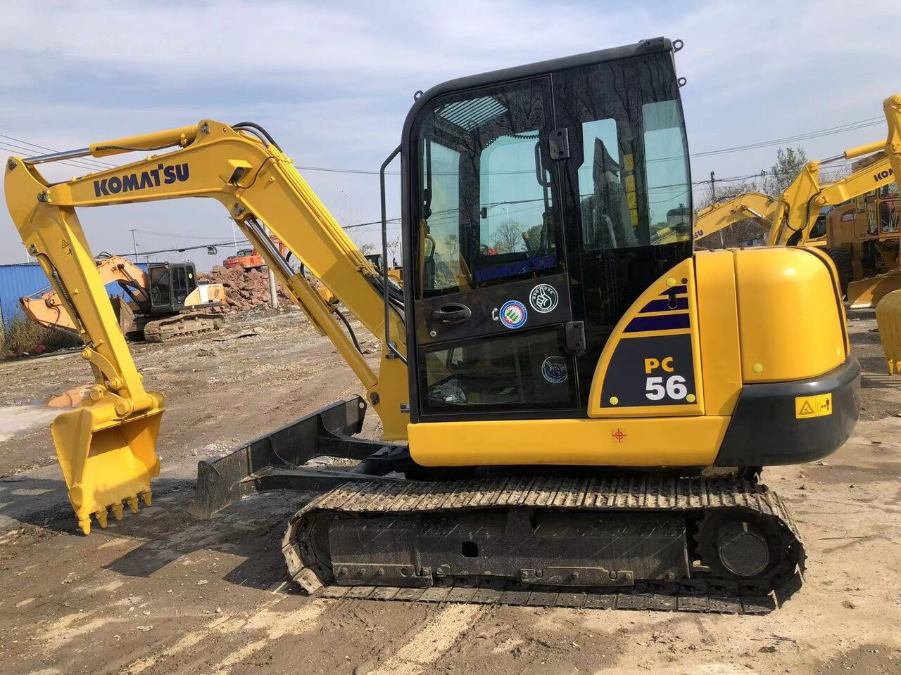 Komatsu PC56 - Minibagger: das Bild 4 Komatsu PC56 - Minibagger: das Bild 4